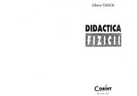 cover of the book Didactica fizicii