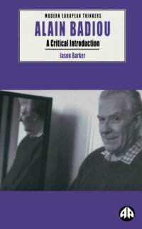 cover of the book Alain Badiou: A Critical Introduction