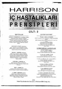 cover of the book Harrison İç Hastalıkları Prensipleri 2. Cilt