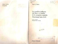 cover of the book Los pueblos indígenas del Perú y el desafío de la conquista española Huamanga hasta 1640