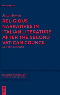 cover of the book Religious Narratives in Italian Literature After the Second Vatican Council: A Semiotic Analysis