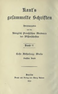 cover of the book Werke / Die Religion innerhalb der Grenzen der bloßen Vernunft ; Die Metaphysik der Sitten