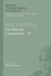 cover of the book Philoponus: On Aristotle Categories 6-15