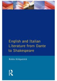 cover of the book English and Italian Literature From Dante to Shakespeare : a Study of Source, Analogue and Divergence.