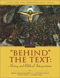 cover of the book Behind the Text History and Biblical Interpretation.