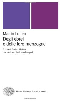 cover of the book Degli ebrei e delle loro menzogne