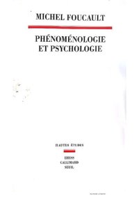 cover of the book Phénoménologie et psychologie