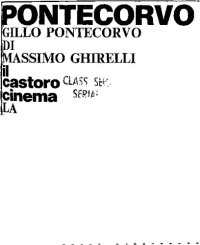 cover of the book Gillo Pontecorvo