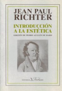 cover of the book Introducción a la estética (ed. Pedro Aullón)