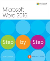 cover of the book Microsoft Word 2016 Step by Step