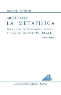 cover of the book La Metafisica. Libri A-Z