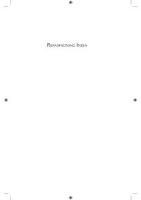 cover of the book Refashioning India: Gender, Media, and a Transformed Public Discourse