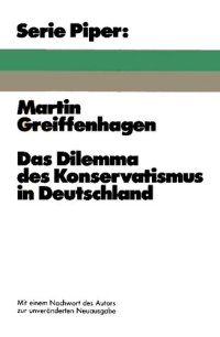 cover of the book Das Dilemma des Konservatismus in Deutschland