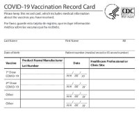 cover of the book COVID 19 Vaccination Record Card Vax Movement Pass