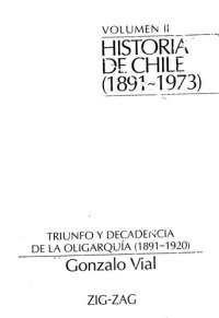 cover of the book Historia de Chile, 1891-1973