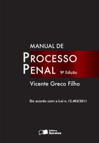 cover of the book Manual de processo penal