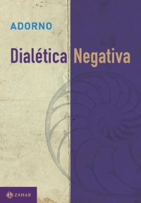 cover of the book Dialética Negativa