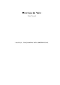 cover of the book Microfísica do Poder