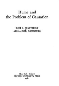 cover of the book Hume and the problem of causation