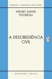 cover of the book A desobediência civil