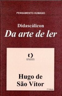 cover of the book Didascálicon da arte de ler