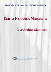 cover of the book Certa Herança Marxista