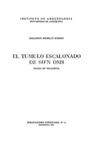 cover of the book El túmulo escalonado de Son Oms (Palma de Mallorca)