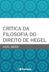 cover of the book Crítica da Filosofia do Direito de Hegel