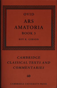 cover of the book Ovid: Ars Amatoria, Book 3