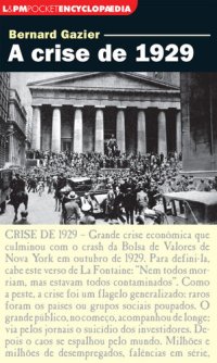 cover of the book A crise de 1929