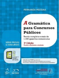 cover of the book A Gramática para Concursos Públicos - teoria completa e mais de 1.300 questões comentadas