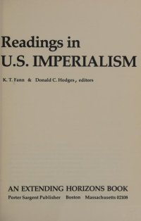 cover of the book Readings In U. S. Imperialism