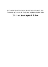 cover of the book Windows Azure lépésről lépésre