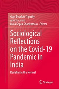 cover of the book Sociological Reflections on the Covid-19 Pandemic in India: Redefining the Normal