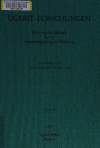 cover of the book Ugarit-Forschungen 29