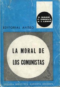 cover of the book La moral de los comunistas