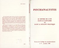 cover of the book Le myth de l'Un dans le fantasme et dans la realité politique