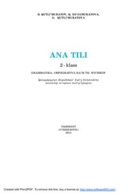 cover of the book Ana tili 2