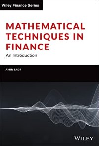 cover of the book Mathematical Techniques in Finance: An Introduction