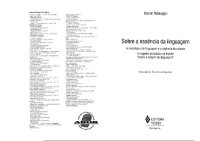 cover of the book Sobre a essência da linguagem