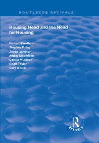 cover of the book Housing Need and the Need for Housing