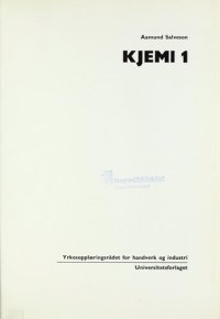 cover of the book Kjemi 1