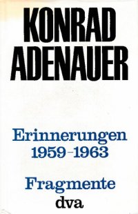 cover of the book Erinnerungen : 1959-1963