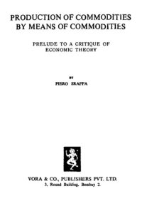 cover of the book Production of commodities by means of commodities. Prelude to a critique of economic theory