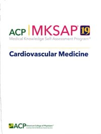 cover of the book MKSAP 19: medical knowledge self-assessment program. Cardiovascular Medicine