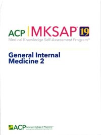 cover of the book MKSAP 19: medical knowledge self-assessment program. General lnternal Medicine 2