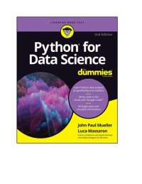 cover of the book Python for Data Science for Dummies