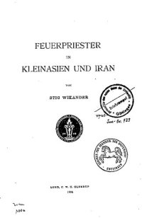 cover of the book Feuerpriester in Kleinasien und Iran