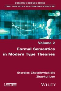 cover of the book Formal Semantics in Modern Type Theories