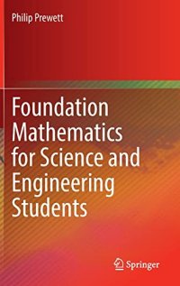 cover of the book Foundation Mathematics for Science and Engineering Students